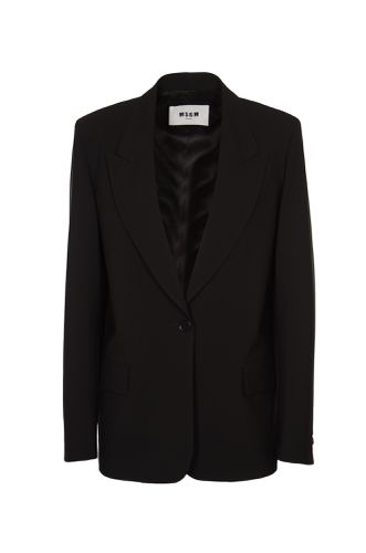 MSGM Single Button Blazer - MSGM - Modalova