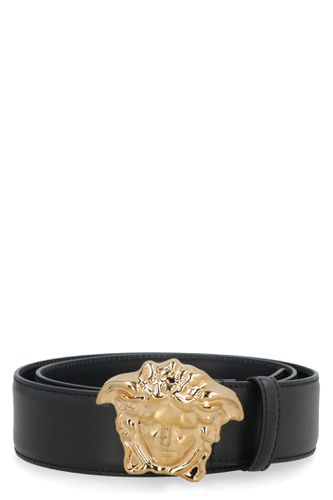 Versace La Medusa Leather Belt - Versace - Modalova