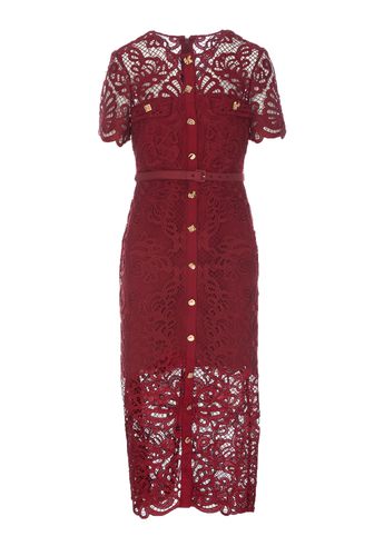 Self-portrait Lace Midi Dress - self-portrait - Modalova