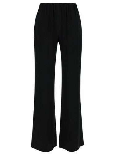 Straight-leg Elasticated Waistband Satin Trousers - Antonelli - Modalova