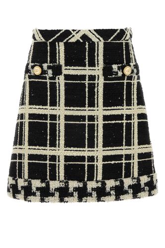 Embroidered Tweed Mini Skirt - Valentino Garavani - Modalova