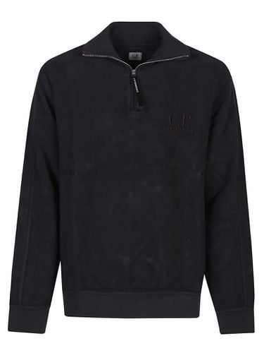 C. P. Company Diagonal Polo Collar Sweatshirt - C.P. Company - Modalova