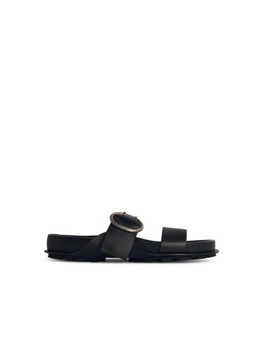 Jil Sander Black Leather Slippers - Jil Sander - Modalova