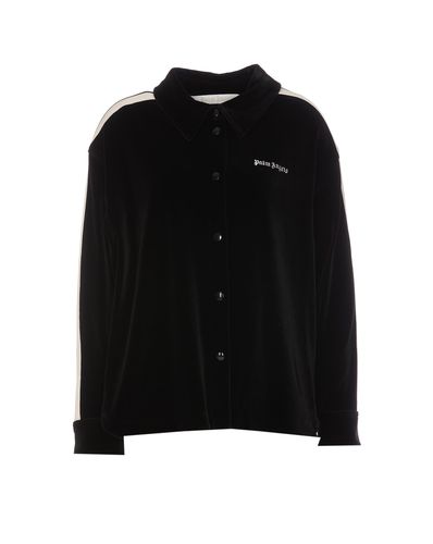 Velvet Classic Track Shirt - Palm Angels - Modalova