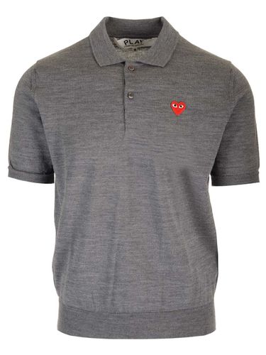 Wool Polo Shirt - Comme des Garçons Play - Modalova