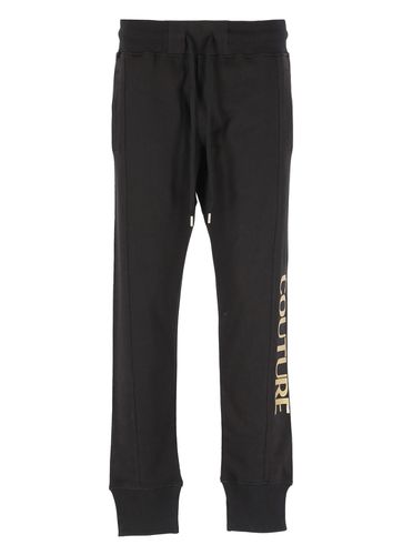 Logo Printed Drawstring Track Pants - Versace Jeans Couture - Modalova