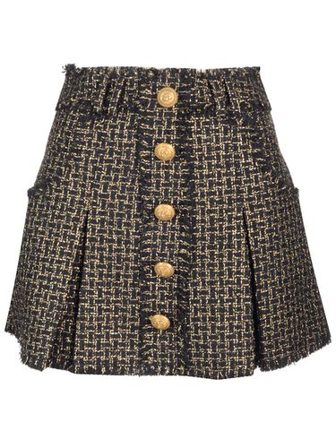 Balmain Tweed Mini Skirt - Balmain - Modalova