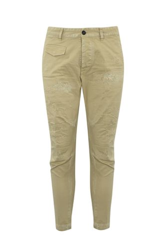 Dsquared2 Chino Trousers With Tears - Dsquared2 - Modalova