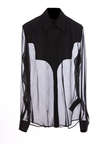 Balmain Western Silk Shirt - Balmain - Modalova