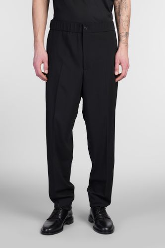 Giorgio Armani Pants In Black Wool - Giorgio Armani - Modalova