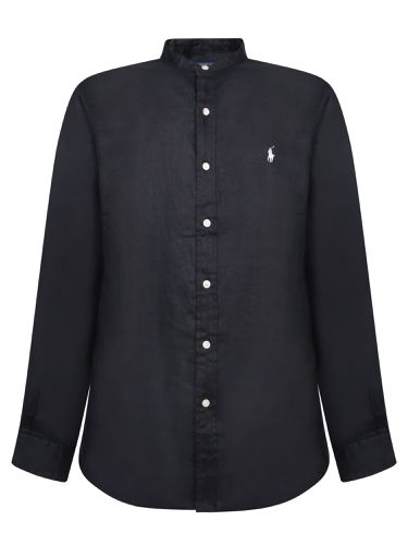 Linen Mandarin Collar Shirt - Polo Ralph Lauren - Modalova