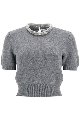 Short-sleeved Pullover With Rh - Alexander Wang - Modalova