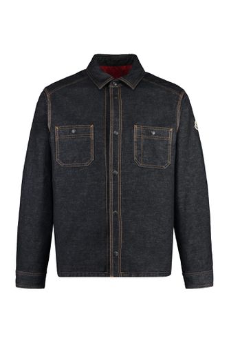 Moncler Denim Shirt - Moncler - Modalova