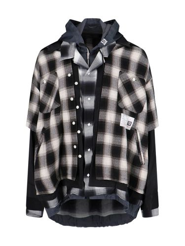 Mihara Yasuhiro layered Plaid Shirt - Mihara Yasuhiro - Modalova