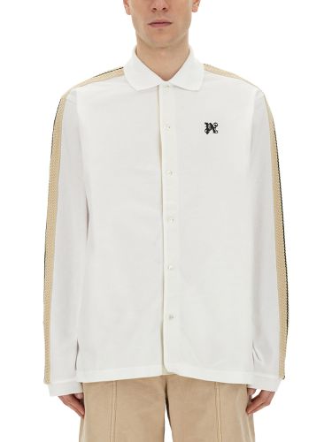 Polo Shirt With Monogram - Palm Angels - Modalova