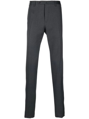 Charcoal Grey Virgin Wool Trousers - Incotex - Modalova