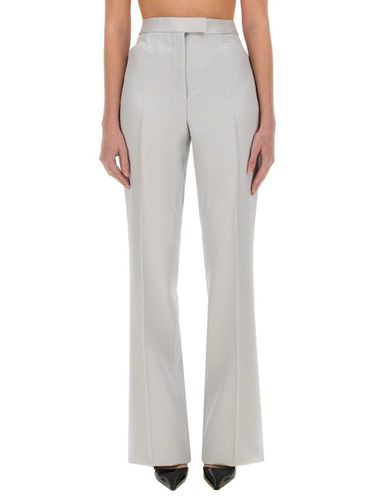 Lustrous Barathea Tailored Tuxedo Wide Leg Pants - Tom Ford - Modalova