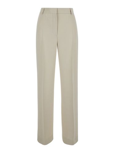 Relaxes Tailored Trousers In Wool Blend Woman - Totême - Modalova