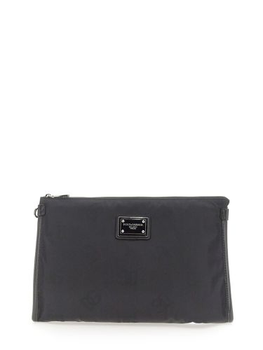 Clutch Bag With Logo - Dolce & Gabbana - Modalova