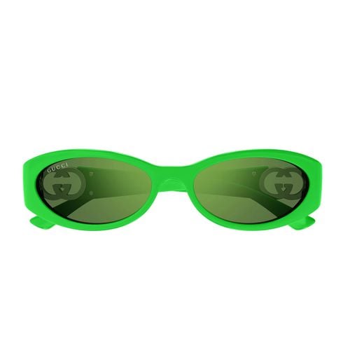 Gg1660s Linea Gucci Lido 005 Green Green Sunglasses - Gucci Eyewear - Modalova