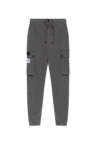 Logo Patch Drawstring Pants - Dolce & Gabbana - Modalova