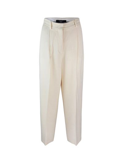 High Waist Straight Leg Pants - Weekend Max Mara - Modalova