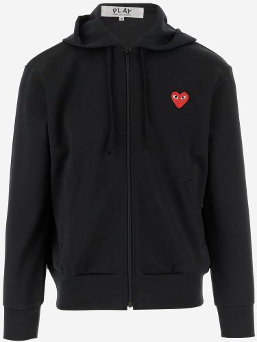 Nylon Hoodie With Logo - Comme des Garçons - Modalova