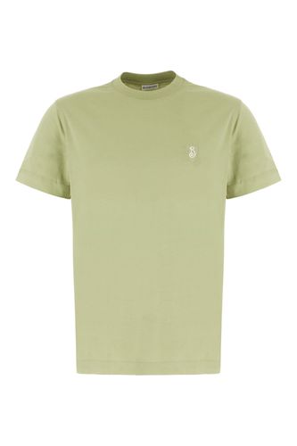 Pastel Green Cotton T-shirt - Burberry - Modalova