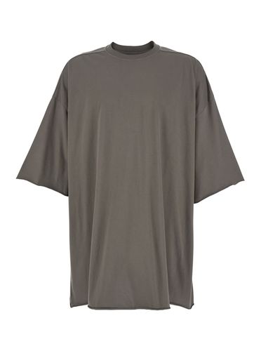 Tommy T Oversized T-shirt In Cotton Man - Rick Owens - Modalova