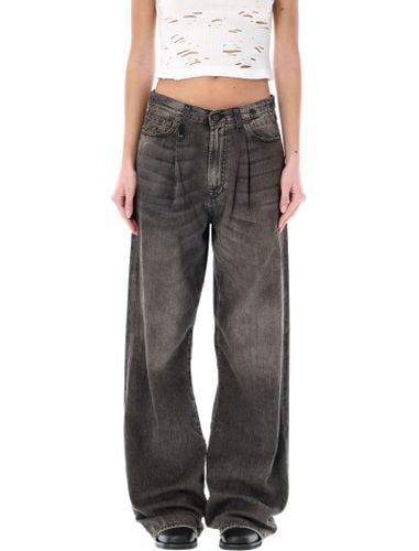 R13 Damon Pleated Wide Leg Jean - R13 - Modalova