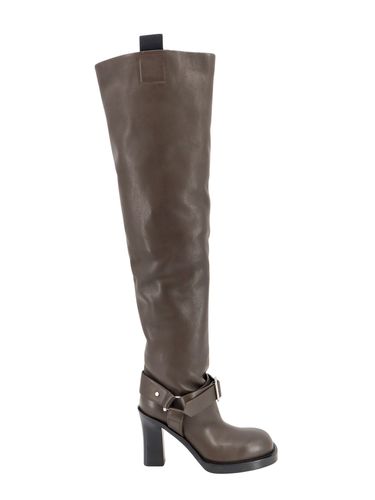 Leather Over The Knee Boots - Burberry - Modalova