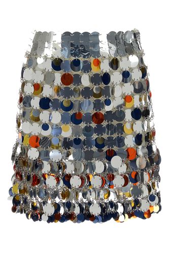 Multicolor Sequins Mini Skirt - Paco Rabanne - Modalova