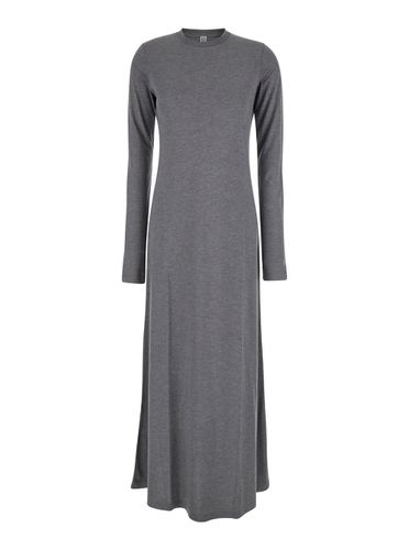 Long Relaxed Dress In Jersey Woman - Totême - Modalova