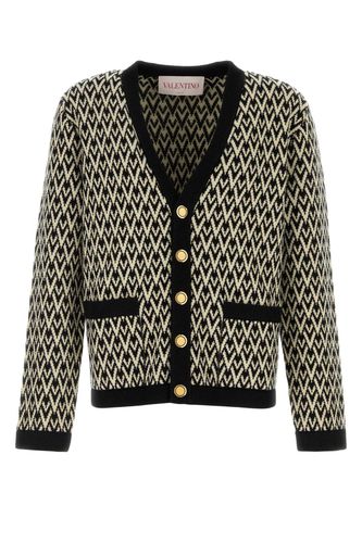 Embroidered Wool Cardigan - Valentino Garavani - Modalova