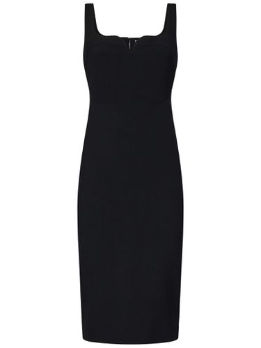Sleeveless Fitted T-shirt Dress Midi Dress - Victoria Beckham - Modalova