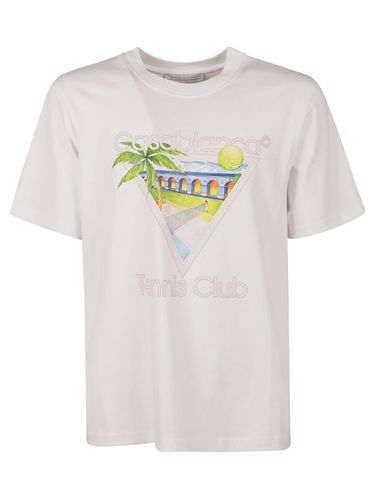 Tennis Club Icon Screen Printed T-shirt - Casablanca - Modalova