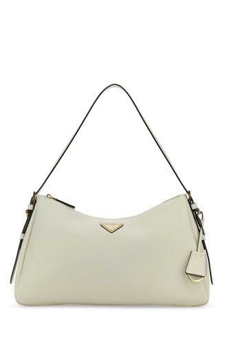 Prada White Leather Shoulder Bag - Prada - Modalova