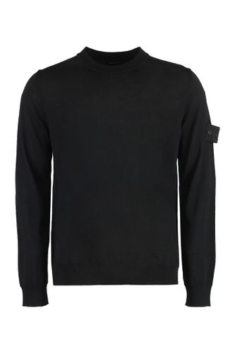 Virgin Wool Crew-neck Pullover - Stone Island - Modalova