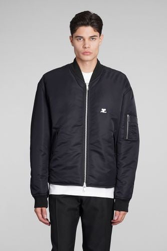 Embroidered Nylon Bomber Jacket - Courrèges - Modalova