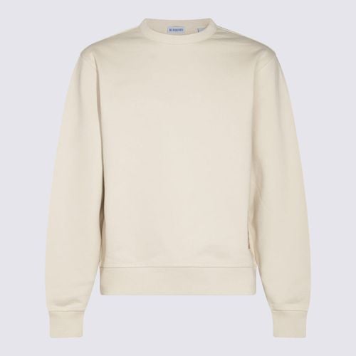 Burberry Beige Cotton Sweatshirt - Burberry - Modalova