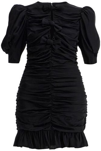 Draped Satin Mini Dress - Rotate by Birger Christensen - Modalova