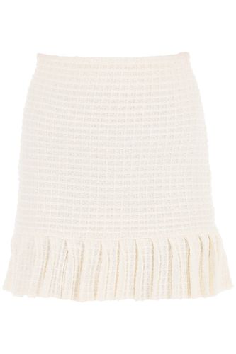 Sequin Textured Knit Mini Skirt - self-portrait - Modalova