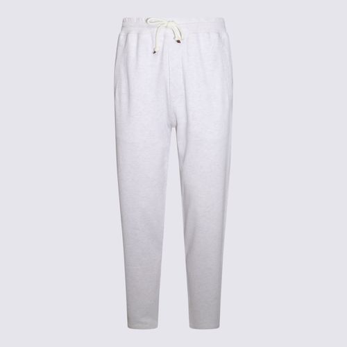 White Cotton Pants - Brunello Cucinelli - Modalova