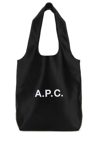 A. P.C. Black Synthetic Leather Shopping Bag - A.P.C. - Modalova