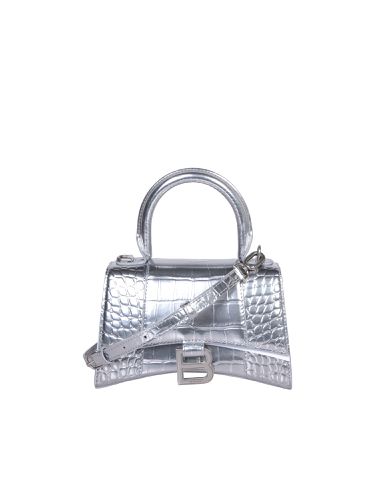 Balenciaga Hourglass Xs Silver Bag - Balenciaga - Modalova