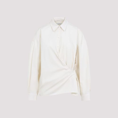 Straight Collar Twisted Shirt - Lemaire - Modalova