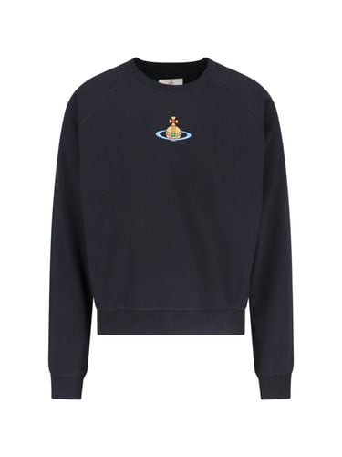 Raglan Logo Crew Neck Sweatshirt - Vivienne Westwood - Modalova