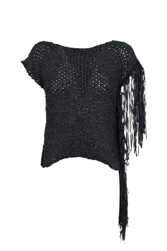 Crochet Top With Fringes - Liviana Conti - Modalova