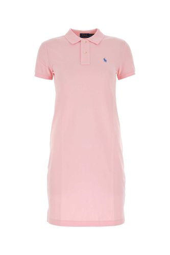 Pink Piquet Polo Dress - Polo Ralph Lauren - Modalova