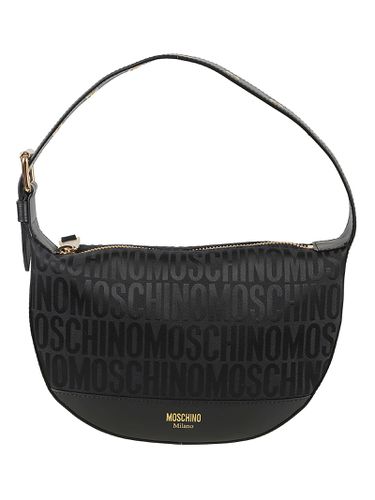 Moschino Jacquard Logo Shoulder Bag - Moschino - Modalova